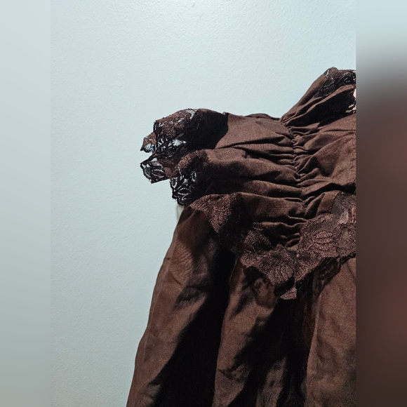 SELKIE CAVIAR DUCHESS SUGARFRILL DRESS IN BLACK - Picture 7 of 8